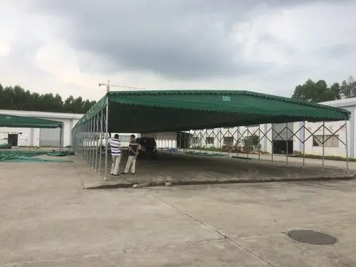 扬州膜结构推拉棚